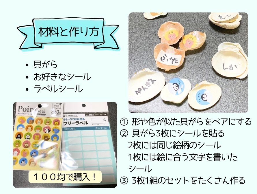 貝合わせの作り方