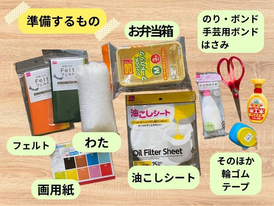 お弁当制作にいるもの