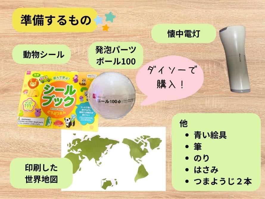 工作の材料